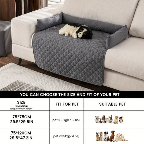 Snugpup Shield Couch Cover – Grey, 75 × 75cm