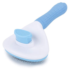 Snugpup EasyClean Self-Cleaning Pet Brush – Blue